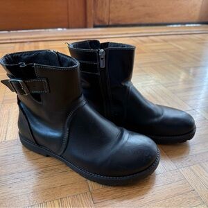 Birkenstock Black Ankle Boots.7.5-EU 38